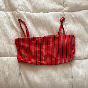 Striped Bikini top